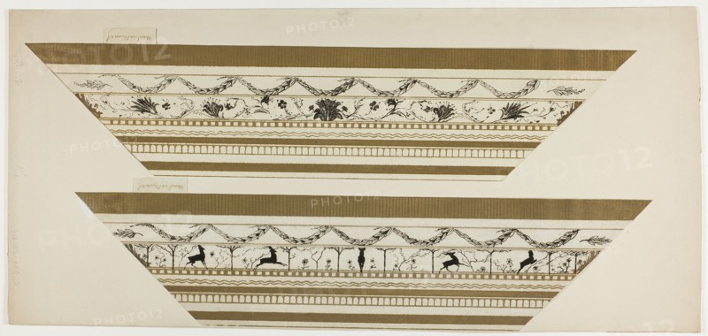 Stag and Flower Pattern Frame (side frame section), 1897-99.