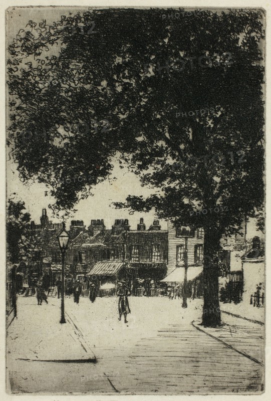 The Sign of White Horse, Parson's Green, 1906.