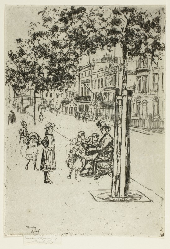 Chelsea Children, Chelsea Embankment, 1889.