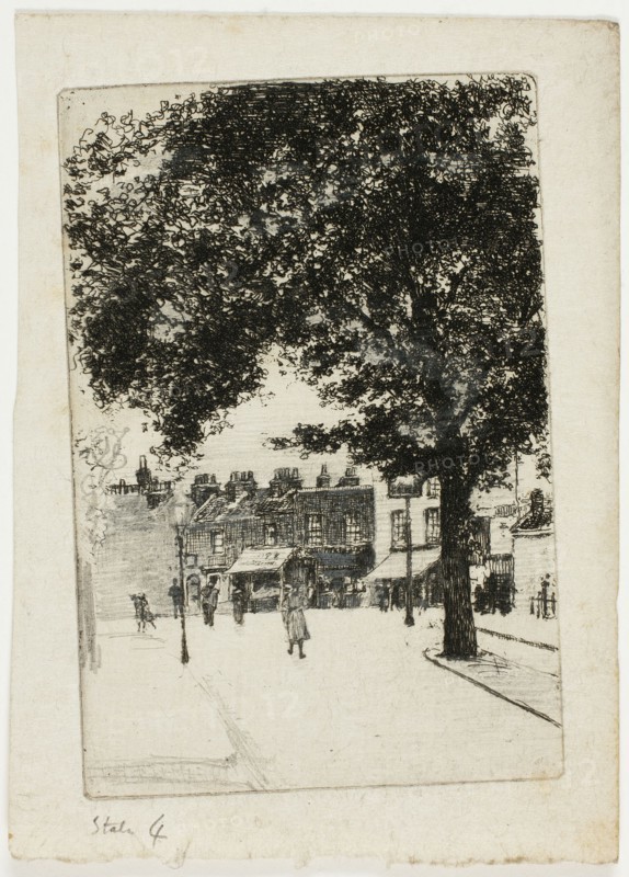 The Sign of White Horse, Parson's Green, 1906.