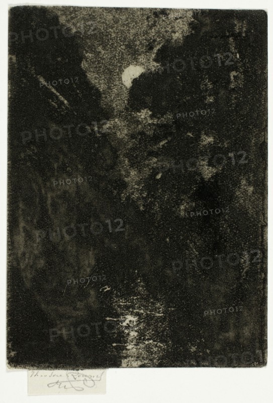Trees in Moonlight, 1890-1900.