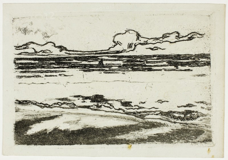 The Sea at Bognor, 1895.