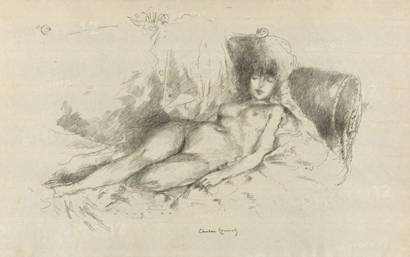 Study from the Nude, Woman Asleep, 1890-94.