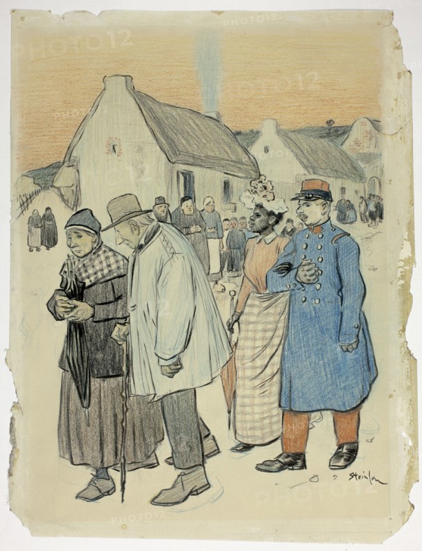 Street Scene with Two Couples, n.d.