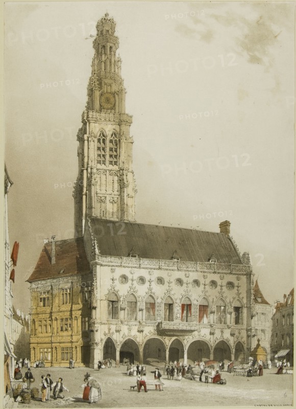 South Porch of Chartres Cathedral, 1839.