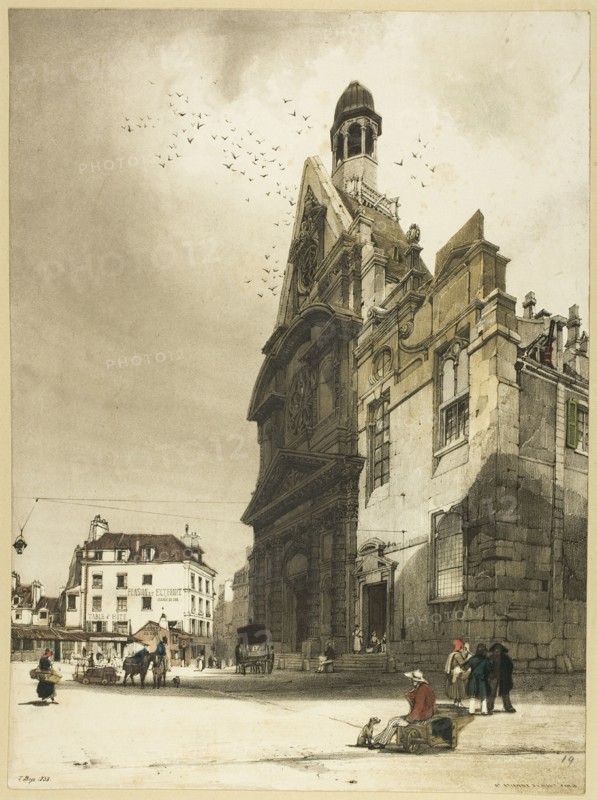Church of St. Etienne du Mont, Paris, 1839.