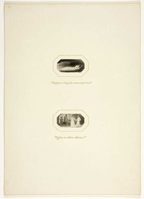 Study for a plate from The Triumphs of Temper, in the 1796 Royal Engagements Pocket Book, c. 1795.