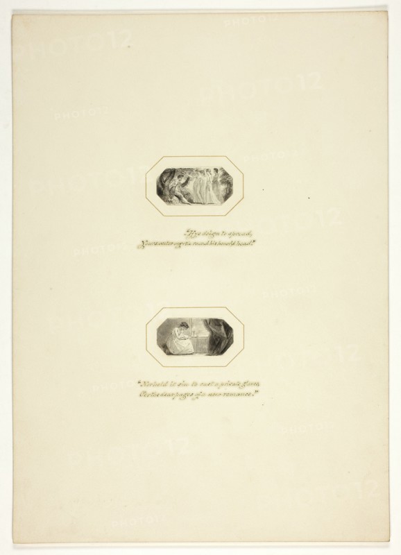 Study for a plate from The Triumphs of Temper, in the 1796 Royal Engagements Pocket Book, c. 1795.