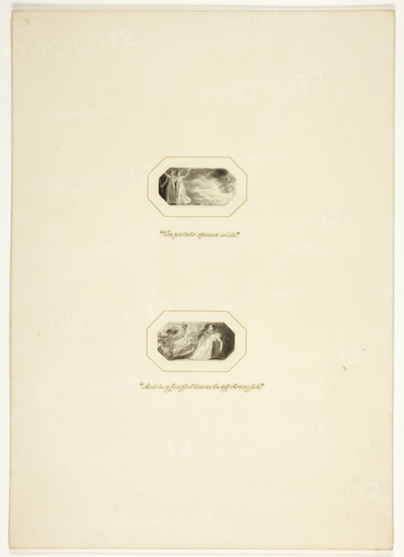 Study for a plate from The Triumphs of Temper, in the 1796 Royal Engagements Pocket Book, c. 1795.