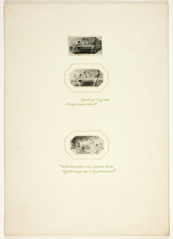 Study for a plate from The Task, c. 1800.