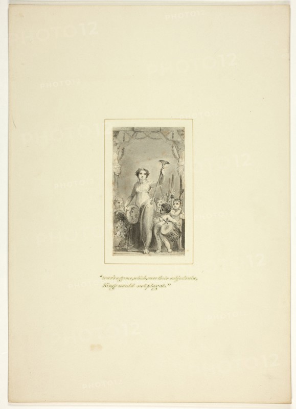 Study for a plate from The Task, c. 1800.