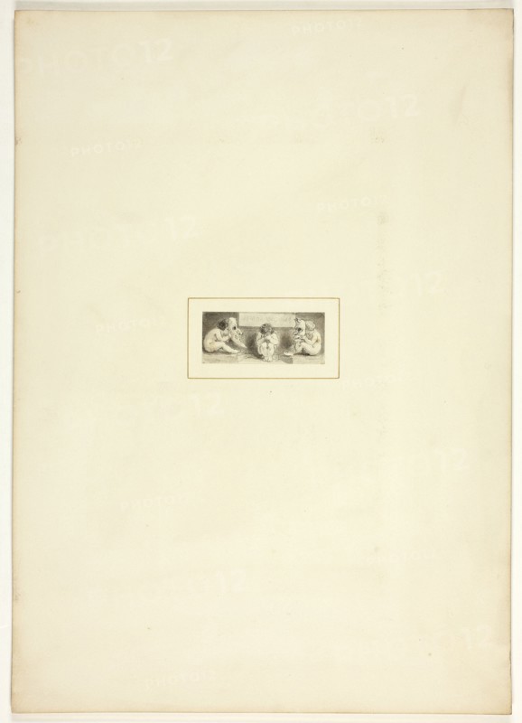 Study for a plate from The Task, c. 1800.