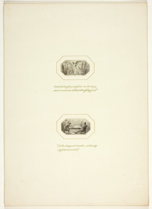 Study for a plate from The Task, c. 1800.