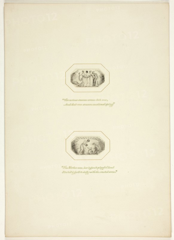 Study for a plate from The Task, c. 1800.