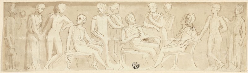 Frieze Design in Classical Manner, c. 1800.