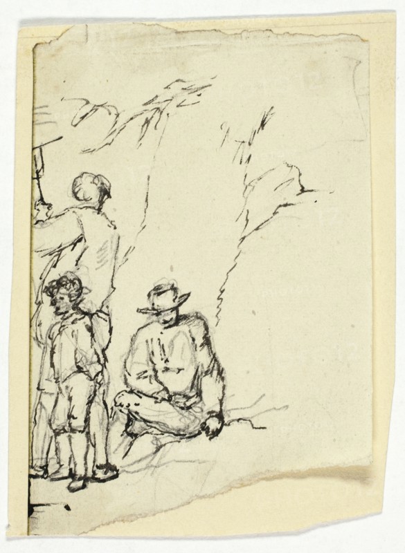 Two Men with Boy, n.d.