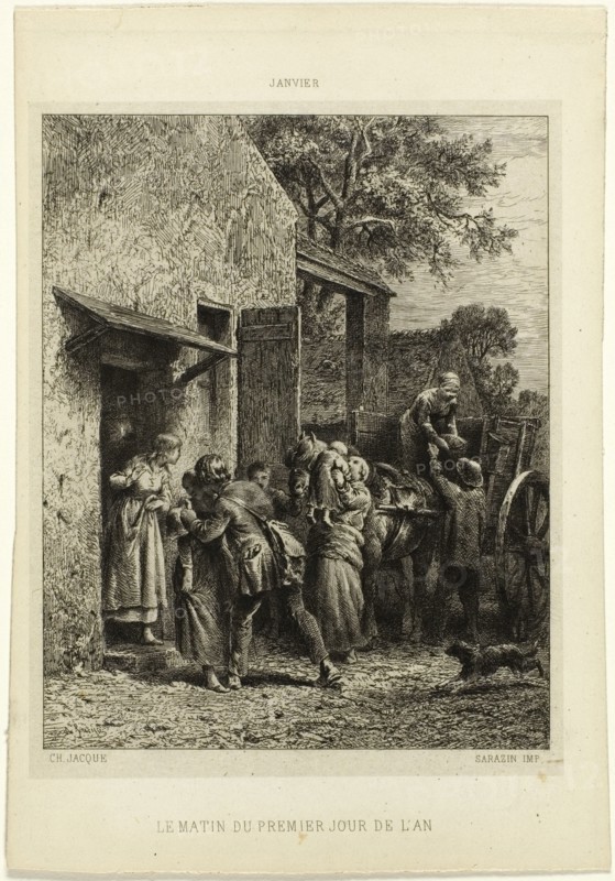 The Morning of the First Day of the Year, c. 1864.