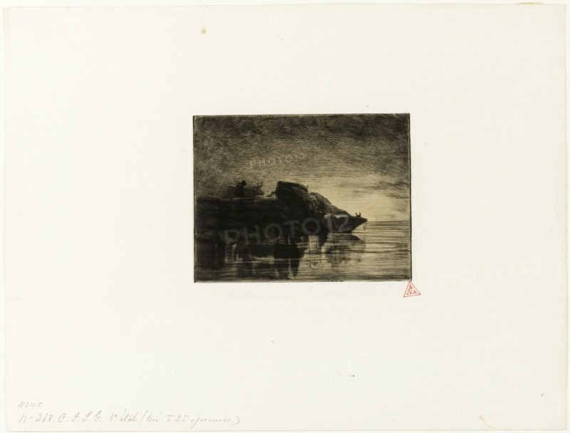 Six Cows at a Watering Place, 1848.