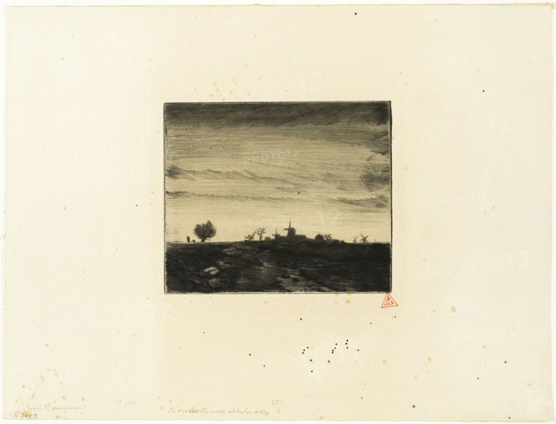 Landscape with Windmills, 1848.