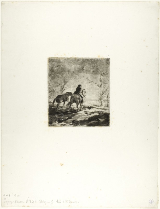 Traveler on Horseback, 1848.