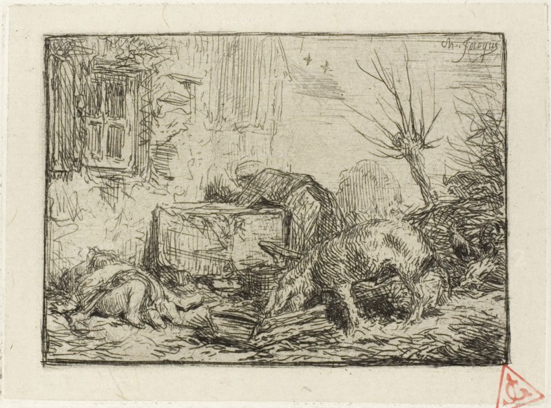 Farm Courtyard, 1846.