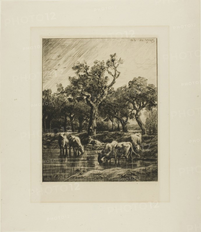 Cows at a Watering Place, 1878.