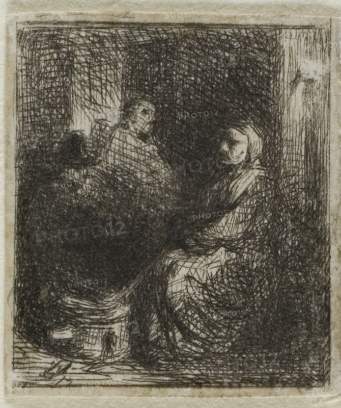 Woman Selling Fried Food, n.d.