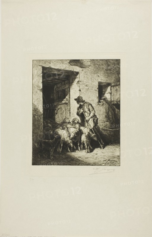 Letting the Sheep Out, 1876.