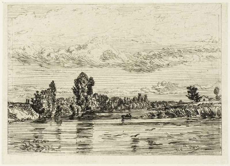 Landscape Near Asnières, 1844.