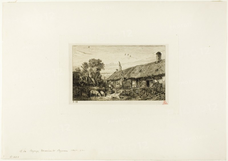 Landscape with Peasant Home, 1845.