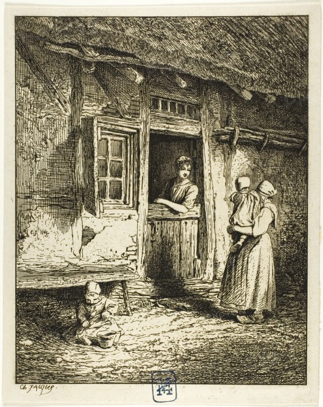 Entrance to a Peasant's House, 1845.