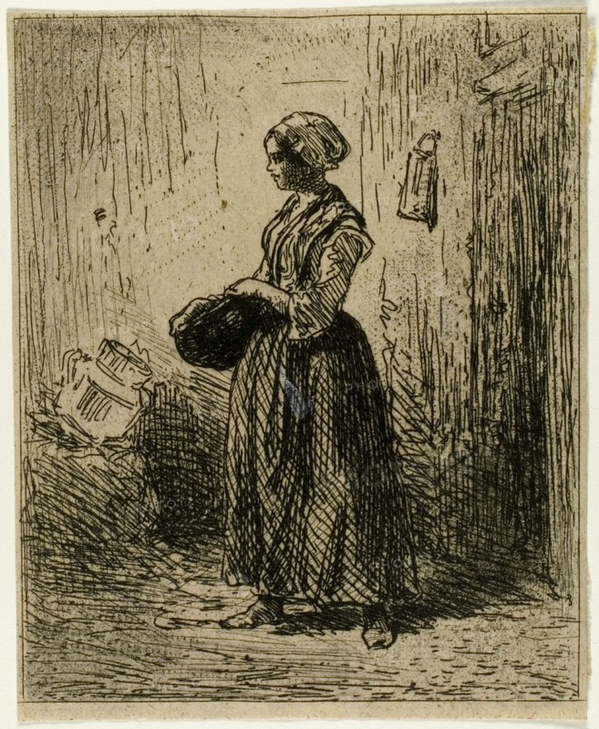 Standing Peasant Woman, 1845.
