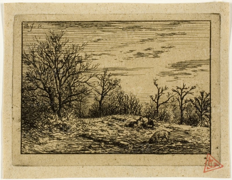 Landscape in Winter, 1846.