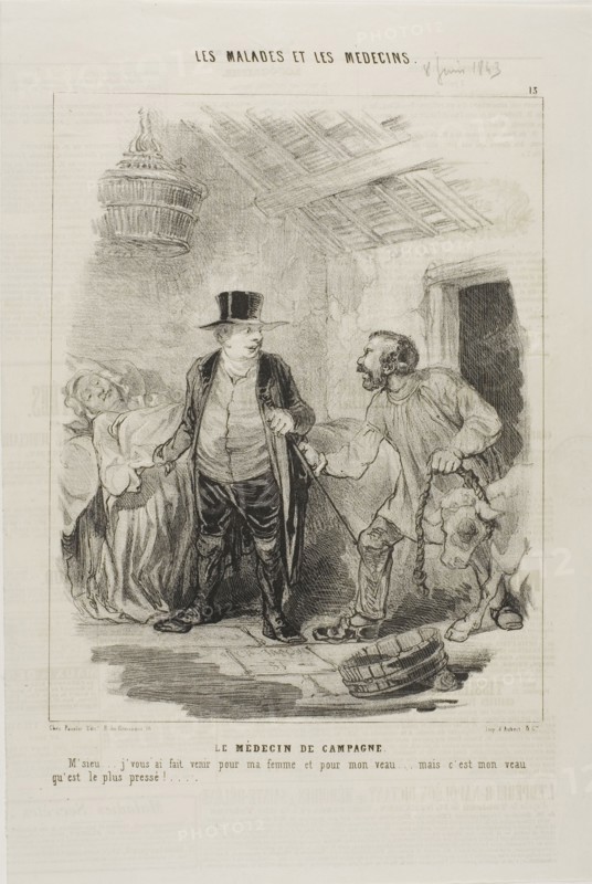 The Country Doctor (plate 13), 1843.