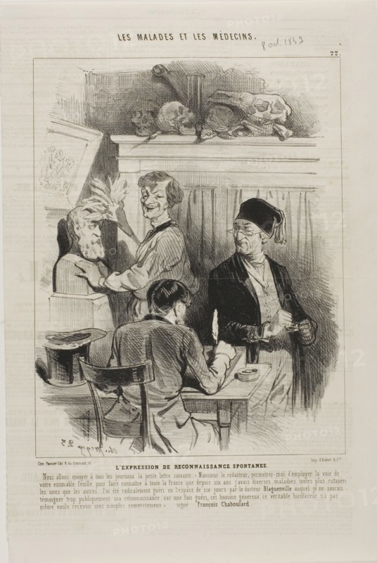 The Unsolicited Expression of Gratitude (plate 22), 1843.