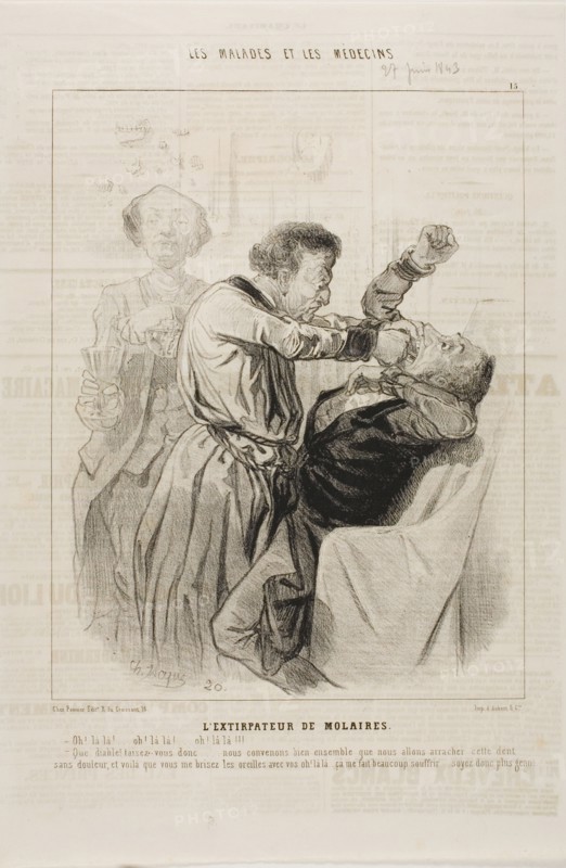 The Tooth Puller (plate 15), 1843.