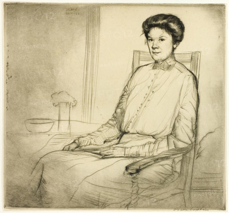 Drypoint Number Three: Portrait, 1909.