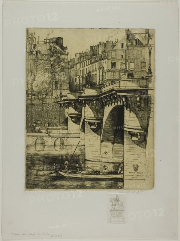Le Pont Neuf, Paris, 1906.
