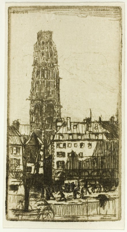 Tour de Beurre, Rouen, 1899.