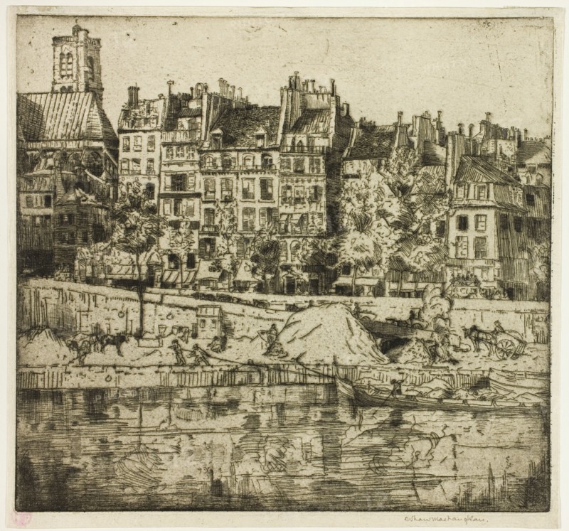 Quai de l'Hotel de Ville, Paris, 1900.