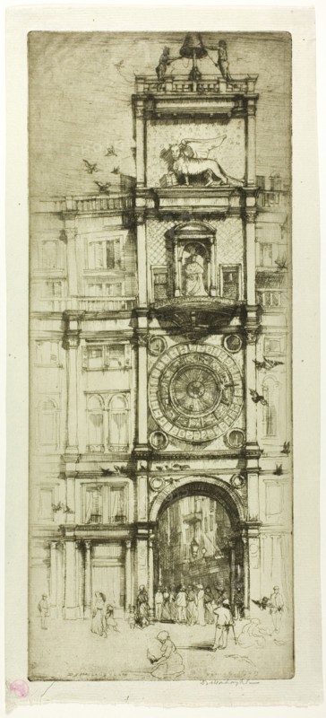The Clock Tower, Venice, 1909.