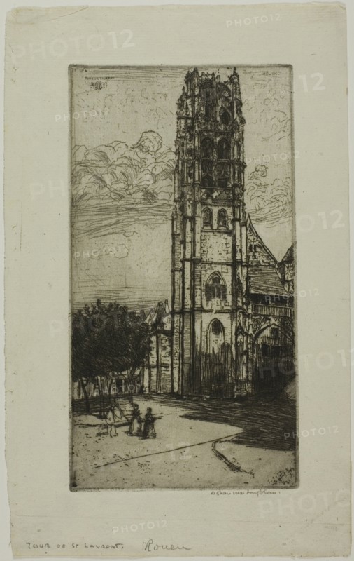 Tour St. Laurent, Rouen, 1899.