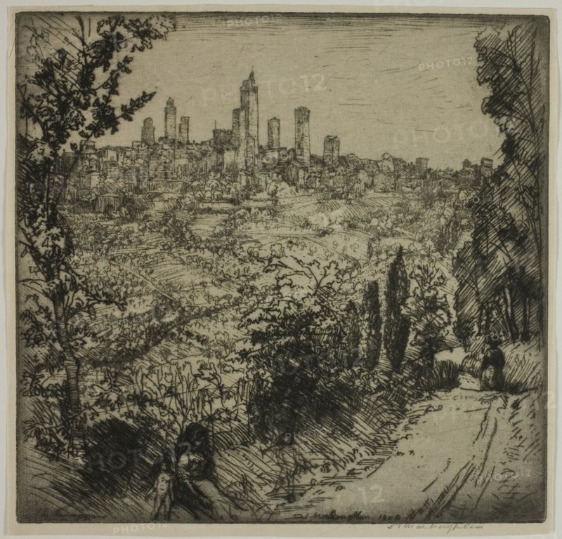 San Gimignano, 1909.