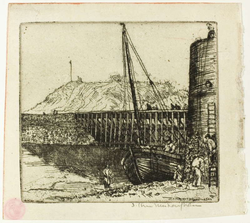 La Passerelle, Boulogne, 1902.