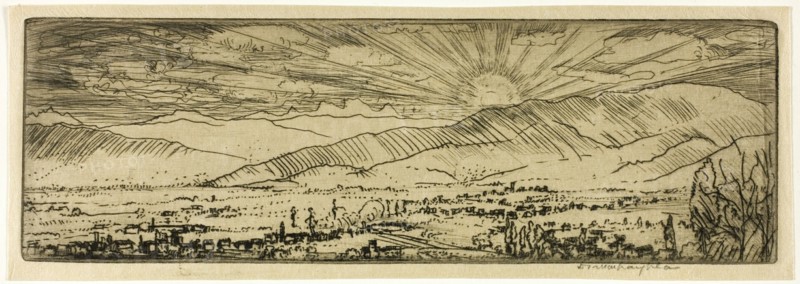 Val d'Arno, 1909.