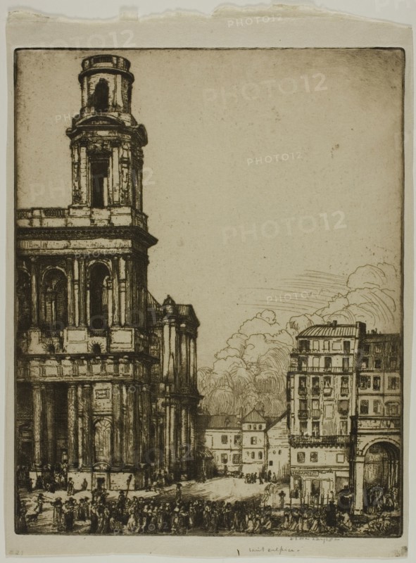 Saint Sulpice, Paris: La Petite Tour, 1901.