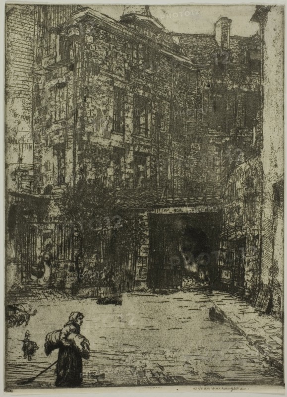 Cour de Commerce, Paris, 1900.