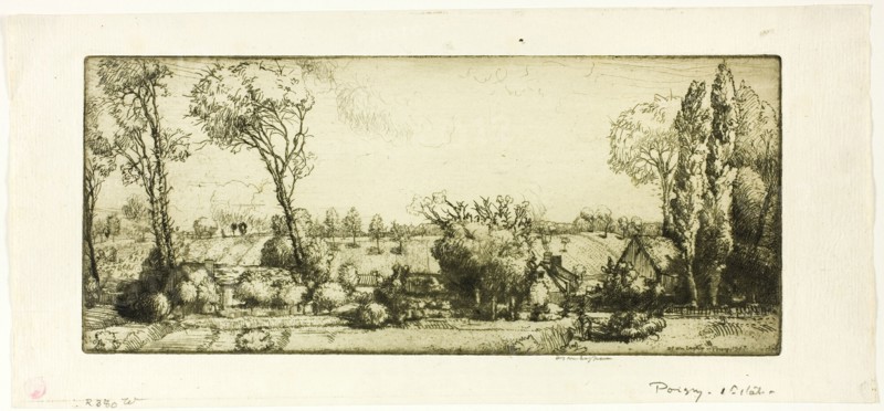 Landscape, Poigny, 1907.