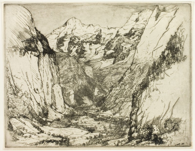 The Lauterbrunnen, 1908.
