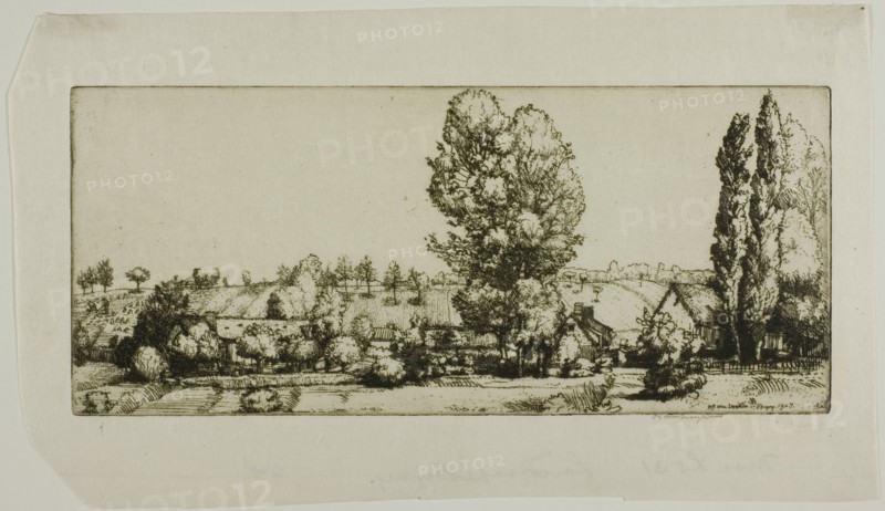 Landscape, Poigny, 1907.